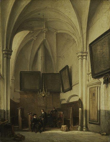 The vestry of St. Stevens Church in Nijmegen, Johannes Bosboom